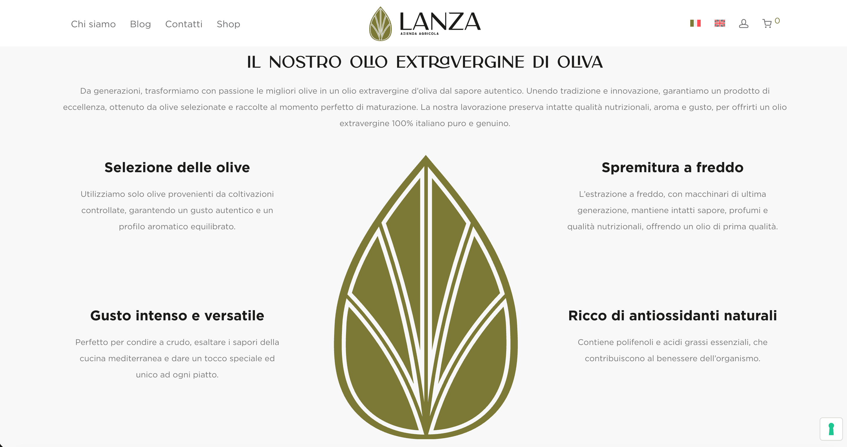 Pagina dettaglio prodotto di agricolalanza.com